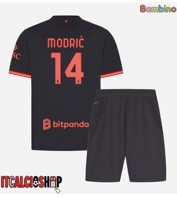 AC Milan Luka Modric #14 Terza Maglia Bambino 2026-27 Manica Corta (+ Pantaloni corti)